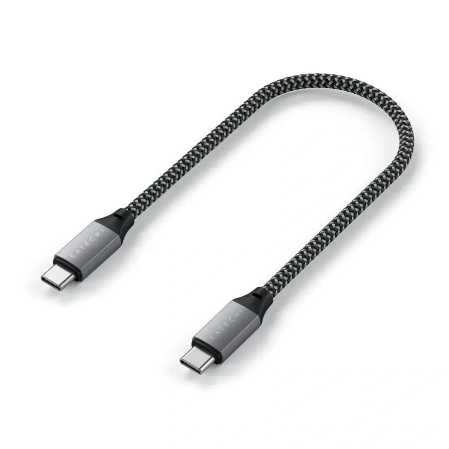 Satechi USB-C to USB-C Cable 100W Space Gray 25 cm (ST-TCC10M)